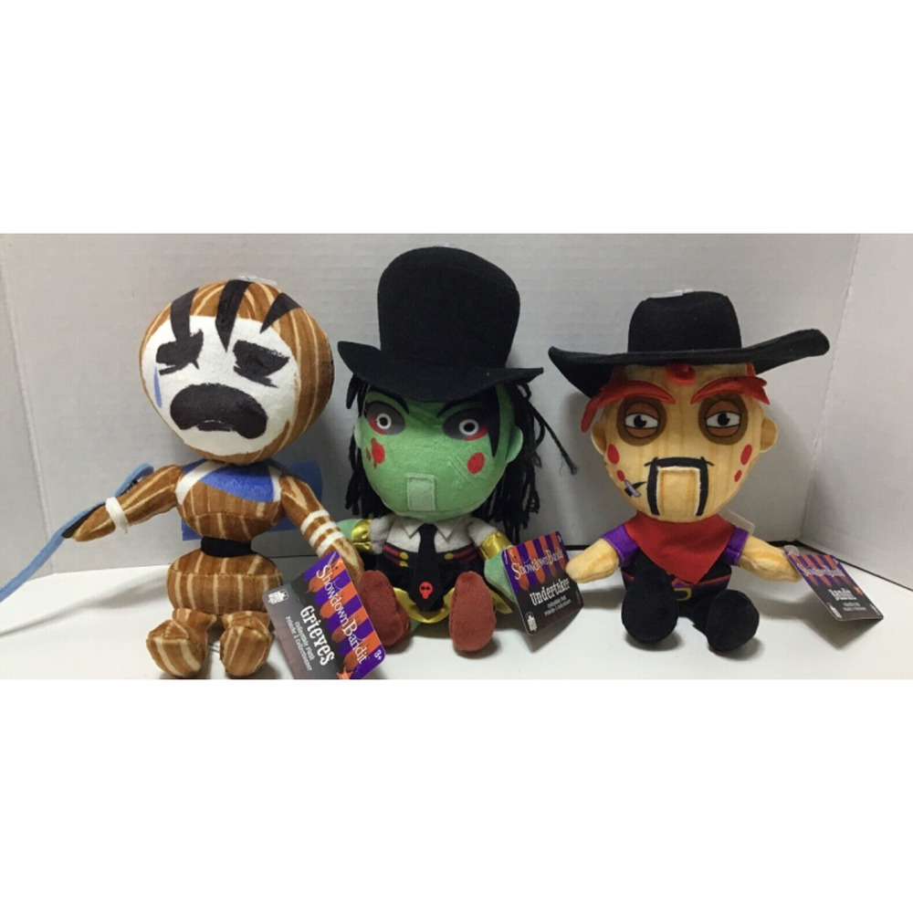 Showdown Bandit Plush Lot of 3 Bandit Grieves Miss Undertaker NWT